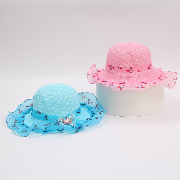 Sombrero Princesa para Niñas - Protección Solar Elegante