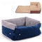 Reversible Pet Nest Bed with Removable Blanket