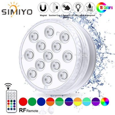 Luz Sumergible LED Impermeable con Control Remoto para Piscina, Fuente y Spa - Image 2