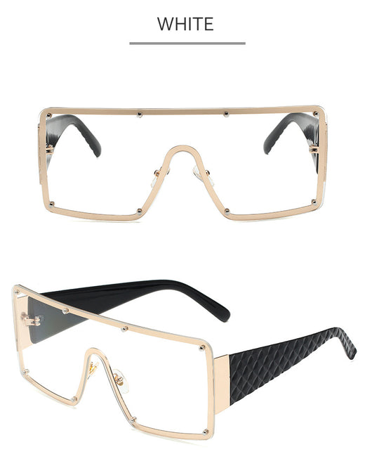 Gafas de Sol Cuadradas Oversized con Personalidad para Mujer - Image 23