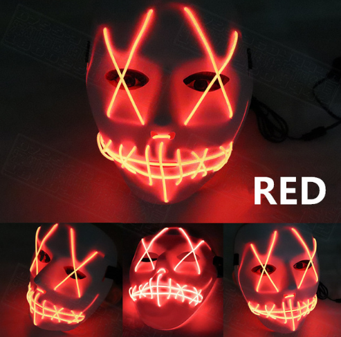 Máscara LED Brillante para Todo el Rostro - Halloween - Image 7