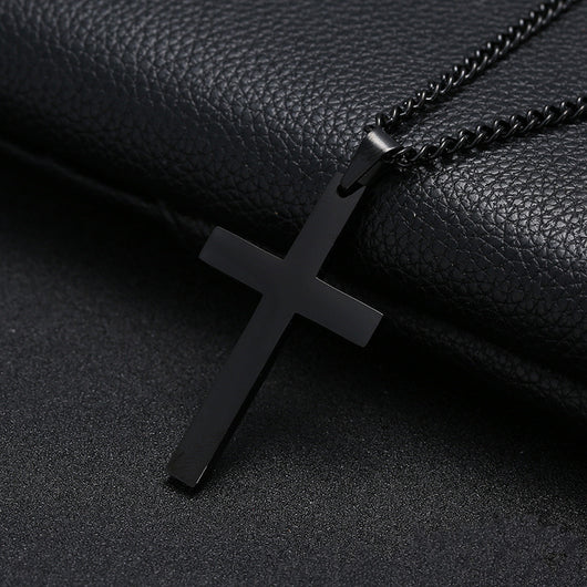 Colgante de Cruz para Hombre | Joyería Clásica de Acero Inoxidable - Image 6
