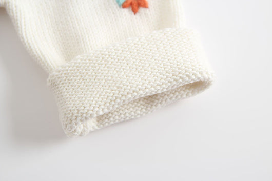 Enterizo de una pieza para bebé niña con bordado triangular - Image 15