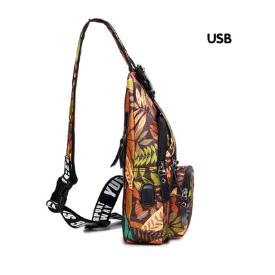 Bolsa Pecho Estampado Hoja de Arce - Image 8