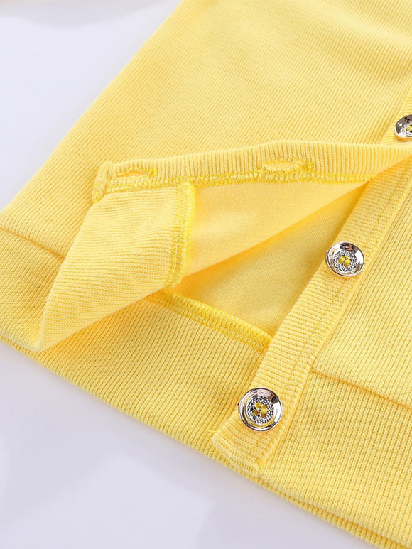 Cardigan Suéter Simple para Bebé