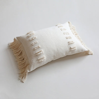Funda de Almohada Artesanal Algodón y Lino Estilo Minimalista - Image 14