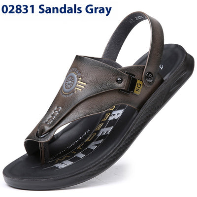 Sandalias Versátiles para Hombre: Comodidad Antideslizante para Conducir y Casual - Image 8