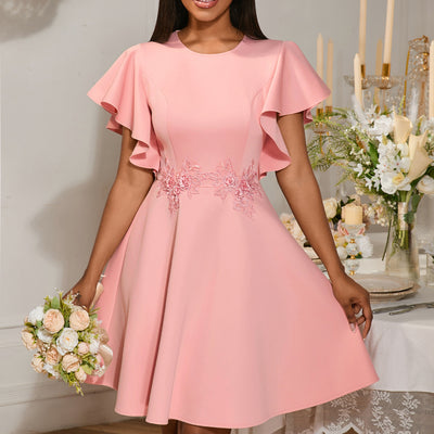 Vestido de Fiesta Elegante con Bordado Exclusivo Ajuste Slim - Image 12