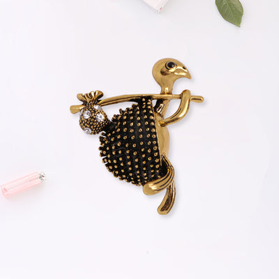 Broche Tortuga Elegante con Diamantes Incrustados - Image 2
