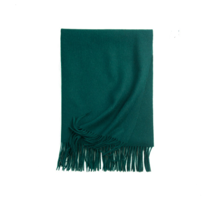 Bufanda Gruesa Unisex de Color Sólido - Chal Versátil para Otoño e Invierno - Image 27