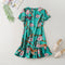 Vestido Animal Print con Volantes