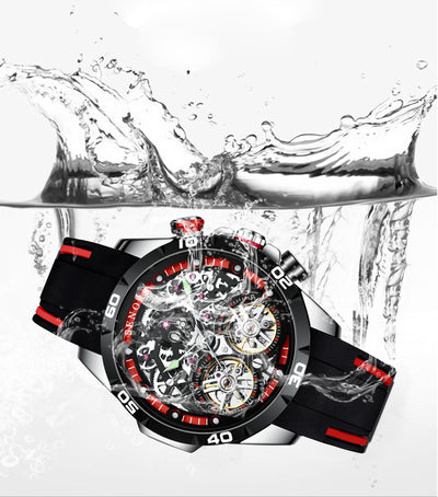 Reloj Mecánico Esqueleto con Doble Tourbillon - Image 4