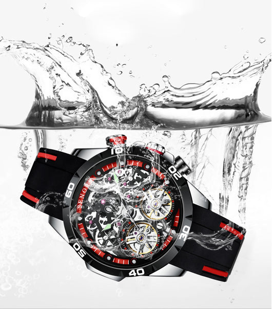 Reloj Mecánico Esqueleto con Doble Tourbillon - Image 4