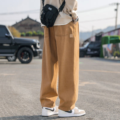Pantalones Cargo Sueltos para Hombre Rectos Casuales - Image 6