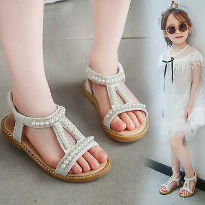 Sandalias Princesa de Perla para Niñas Verano - Image 5