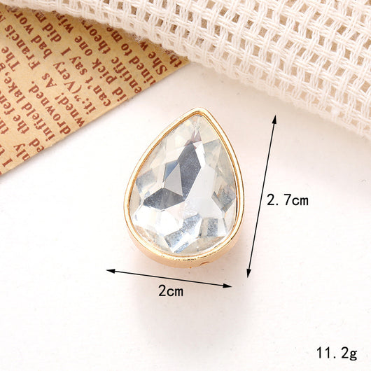Adornos de Cristal Brillante para Zapatos - Accesorios DIY Estilo Clásico con Flor de Perla - Image 70