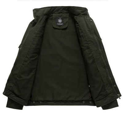 Chaqueta Cargo Militar Hombre Talla Grande Casual - Image 6