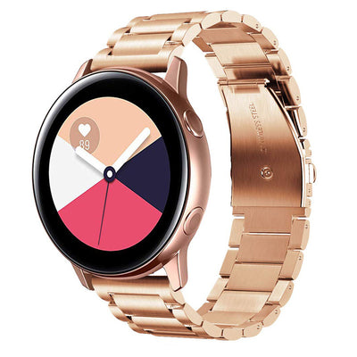 Reloj con Correa de Acero Inoxidable de Tres Eslabones