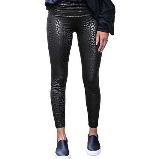 Leggins Brillantes con Estampado de Leopardo - Image 14