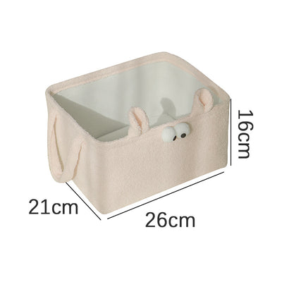 Canasta de Almacenamiento Grande de Lana de Cordero con Diseño Infantil - Image 12