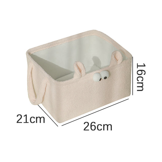 Canasta de Almacenamiento Grande de Lana de Cordero con Diseño Infantil - Image 12