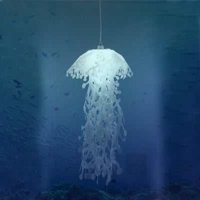 Lámpara Medusa de Fibra Óptica - Araña LED Moderna para Sala y Dormitorio - Image 12