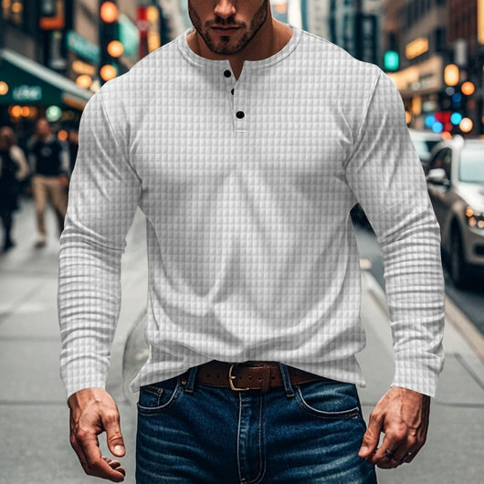 Chaqueta Casual Deportiva Jacquard Cuadros Pequeños para Hombre - Image 10