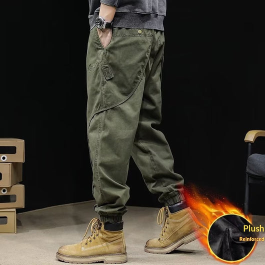 Pantalones de Trabajo Jogger Forro Polar para Hombre Tallas Grandes - Image 8