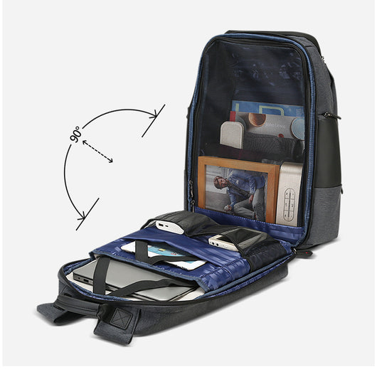 Mochila Ejecutiva de Viaje con Carga USB - Gran Capacidad para Hombre - Image 10