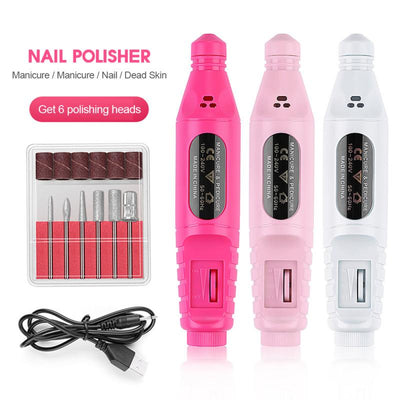 Bolígrafo Profesional para Diseño de Uñas con Tecnología Eléctrica