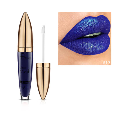 Brillo Labial Diamante Pudaiier Efecto Perlado Mate - Image 5