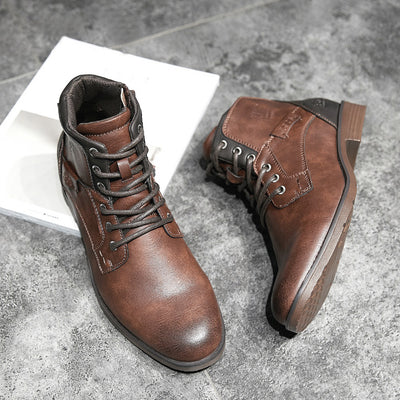 Botas Martin de Cuero Vintage para Hombre - Image 3