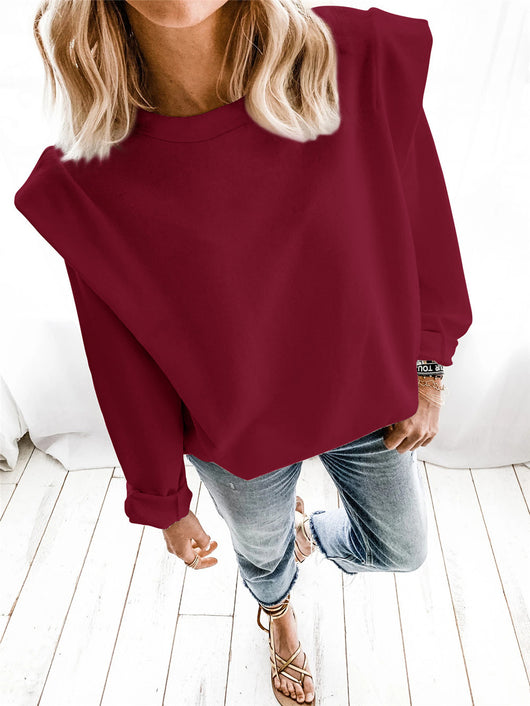Sudadera Acolchada de Manga Larga para Otoño e Invierno - Diseño Holgado y Cómodo