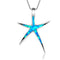 All-match clavicle chain Azul starfish pendant opal necklace Azul
