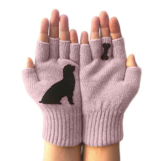 Guantes de Invierno Tejidos sin Dedos para Mujer - Image 4