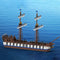 Barco Mercante Pirata Modelo Armado - Decoración Coleccionable