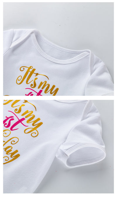 Blusa Infantil Estampada con Malla y Falda Coordinada - Image 16