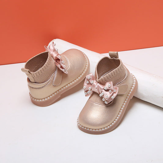 Botas Infantiles Princesa Estilo Coreano - Cuero Premium Versátil - Image 2