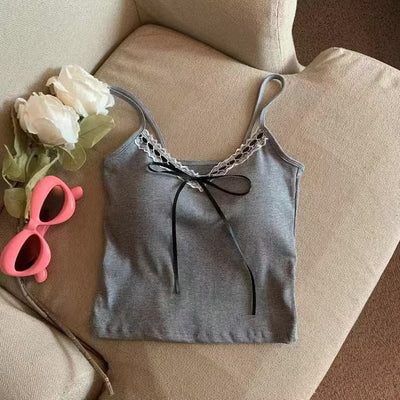 Camiseta Escote V con Moño Elegante para Mujer - Image 5