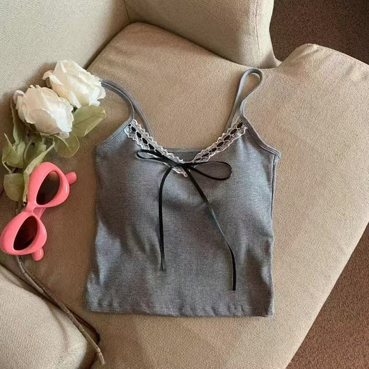 Camiseta Escote V con Moño Elegante para Mujer - Image 5