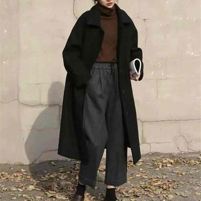 Abrigo de Lana Midi para Mujer - Otoño e Invierno - Image 3