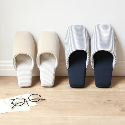 Pantuflas Cómodas a Rayas para Hombre y Mujer - Image 2