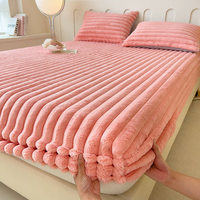 Sábana Ajustable Térmica de Imitación Angora para Cama Matrimonial y Dormitorio - Image 5