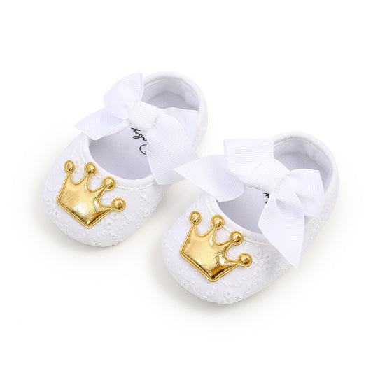 Zapatos Suave para Bebé Princesa con Corona - Suela Flexible - Image 10