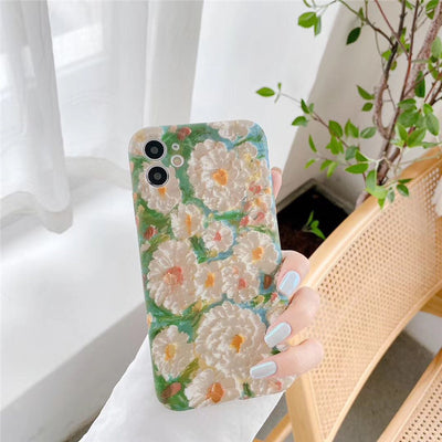 Funda para Teléfono con Diseño de Margaritas al Óleo - Image 12