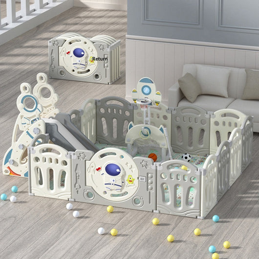 Tapete de Gateo y Corral de Juego para Niños