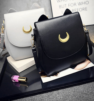Bolso Mochila Convertible Diseño Gatita Luna - Image 3
