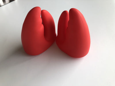 Guantes de Silicona Rojo Langosta con Pinzas para Cocina Creativa - Image 4