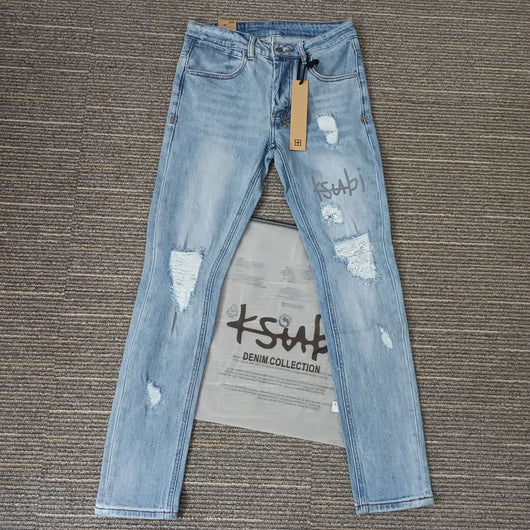Jeans Ajustados Rotos con Elastano - Casual Moderno para Hombre - Image 23