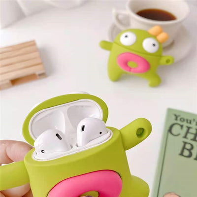 Funda de Silicona Suave Compatible con Apple - Diseño Femenino Cute para Auriculares - Image 3